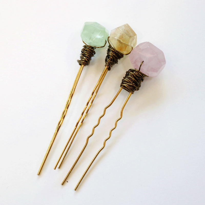 Magic Wand and Crystal Hairpins