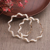 Pearl Hoop Earrings (Multiple Styles)