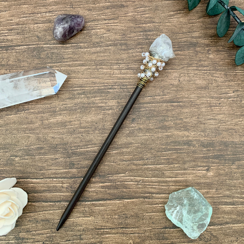 Magic Wand and Crystal Hairpins