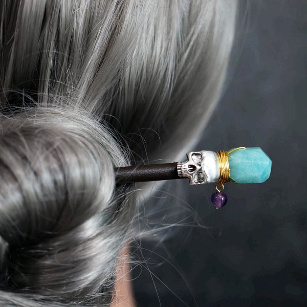 Magic Wand and Crystal Hairpins