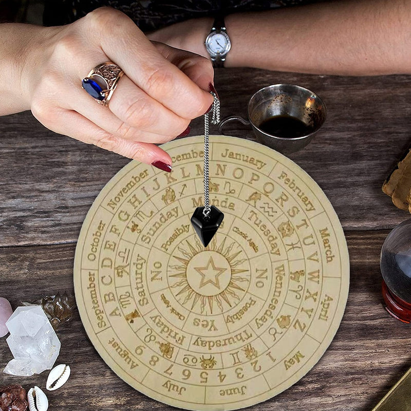 Wooden Pendulum Board with Moon Star