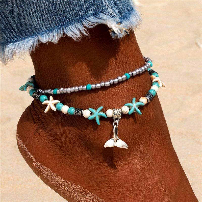 Free Birth In The Ocean Anklet