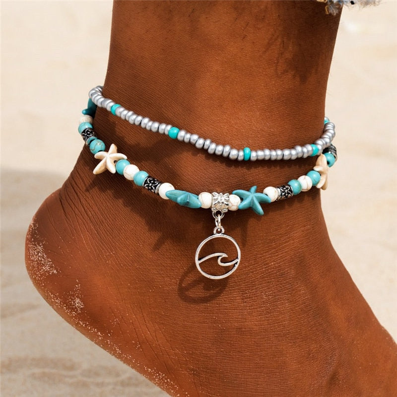 Free Birth In The Ocean Anklet