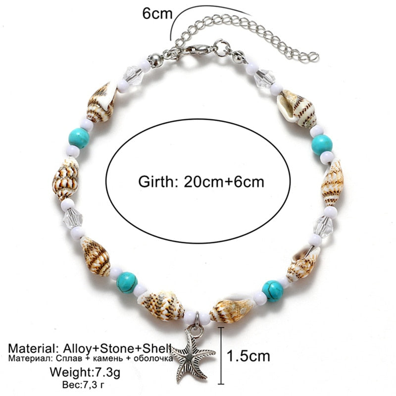 Free Birth In The Ocean Anklet