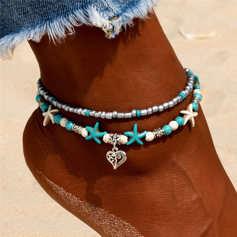 Free Birth In The Ocean Anklet