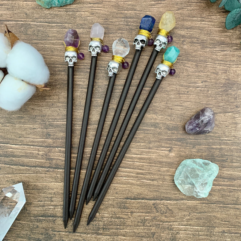 Magic Wand and Crystal Hairpins