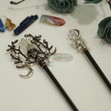 Magic Wand and Crystal Hairpins