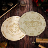 Wooden Pendulum Board with Moon Star