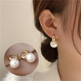 Pearl Hoop Earrings (Multiple Styles)