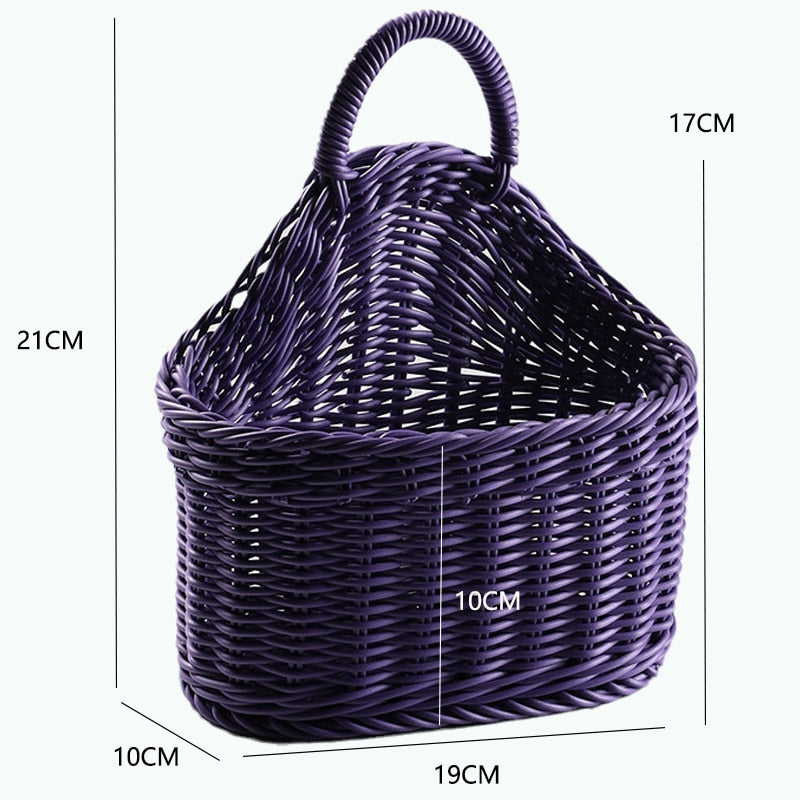 Cottage Core Woven Storage Baskets