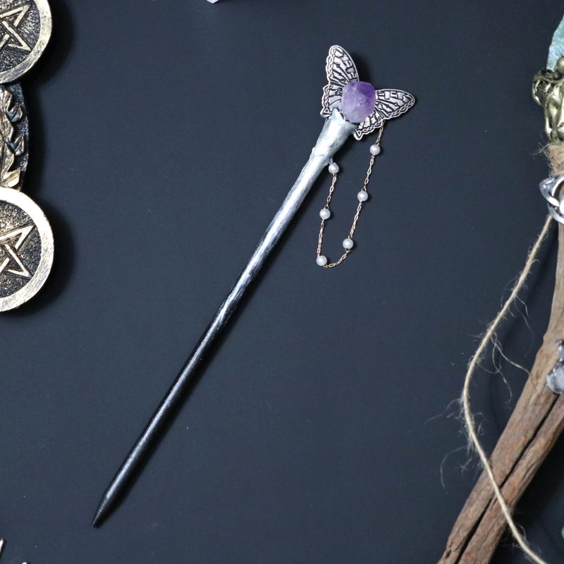 Magic Wand and Crystal Hairpins