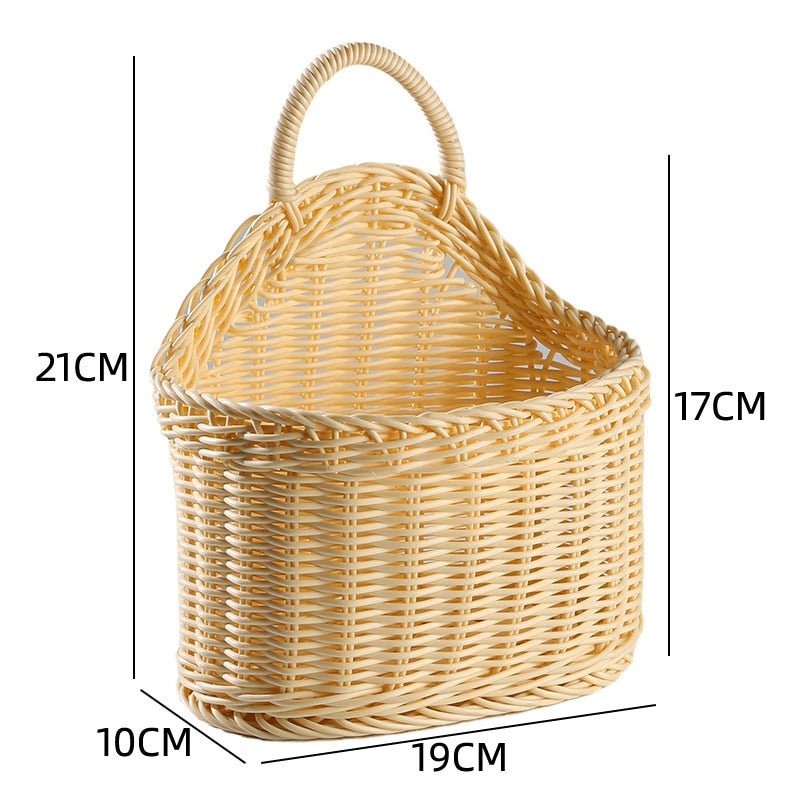 Cottage Core Woven Storage Baskets