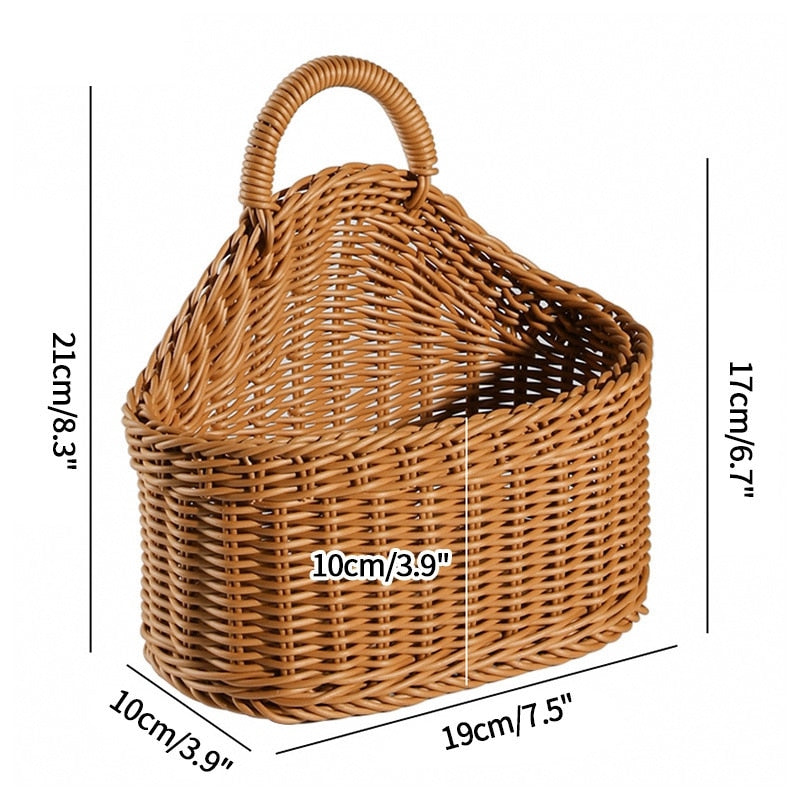 Cottage Core Woven Storage Baskets