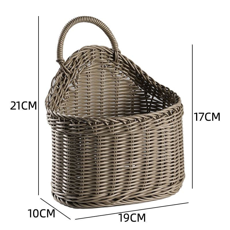 Cottage Core Woven Storage Baskets