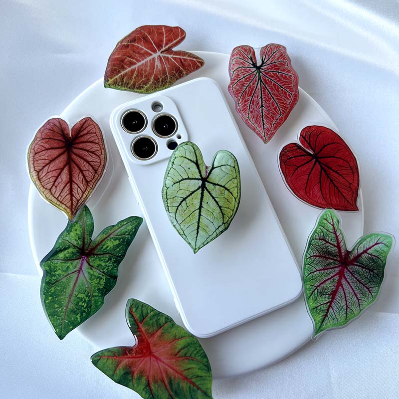 Acrylic Leaf Phone Socket