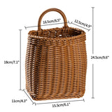 Cottage Core Woven Storage Baskets