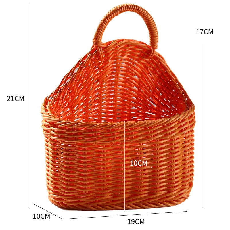 Cottage Core Woven Storage Baskets