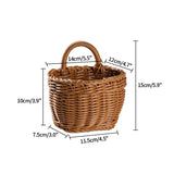 Cottage Core Woven Storage Baskets