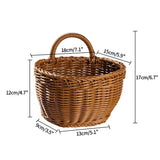 Cottage Core Woven Storage Baskets