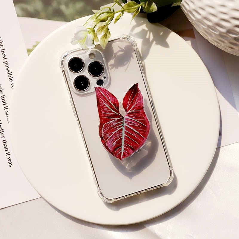 Acrylic Leaf Phone Socket