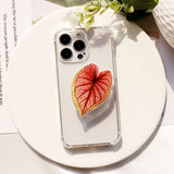 Acrylic Leaf Phone Socket