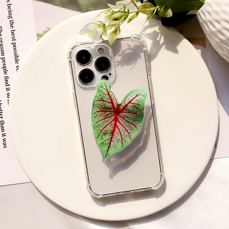 Acrylic Leaf Phone Socket