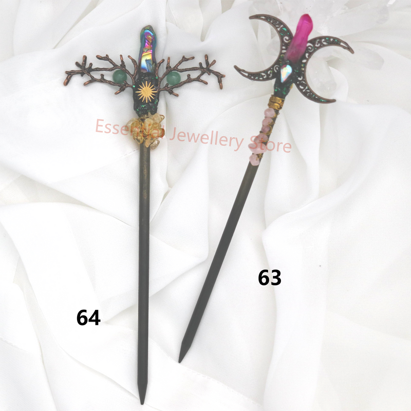 Magic Wand and Crystal Hairpins