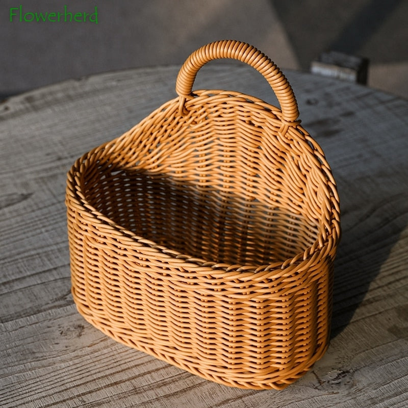 Cottage Core Woven Storage Baskets