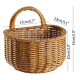 Cottage Core Woven Storage Baskets