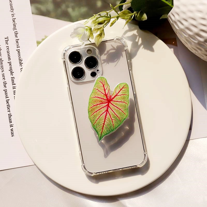 Acrylic Leaf Phone Socket