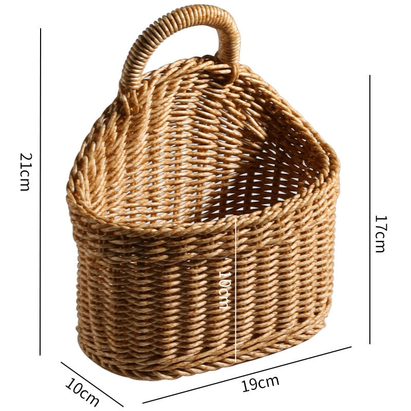 Cottage Core Woven Storage Baskets